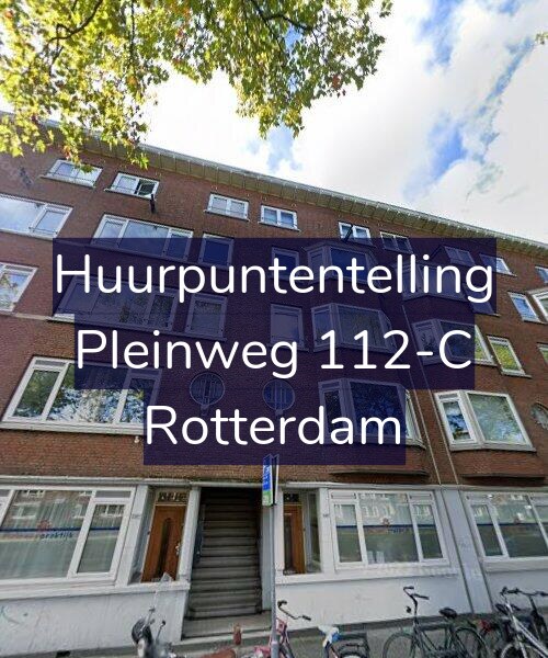 Foto gevel Huurpuntentelling voor Pleinweg 112-C, Rotterdam