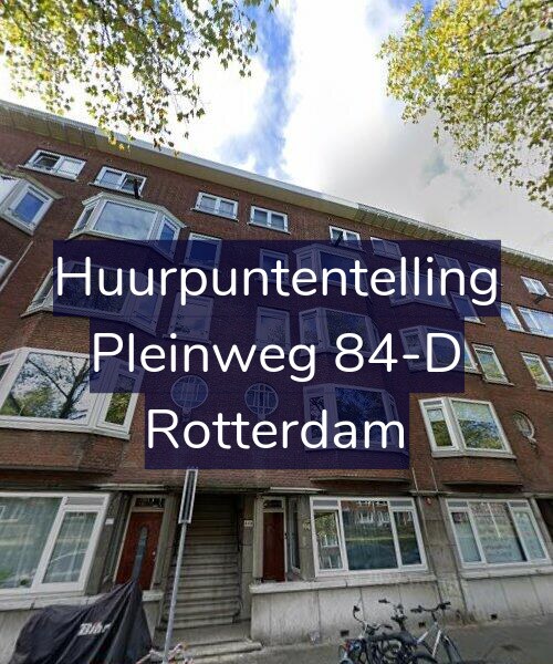 Foto gevel Huurpuntentelling voor Pleinweg 84-D, Rotterdam
