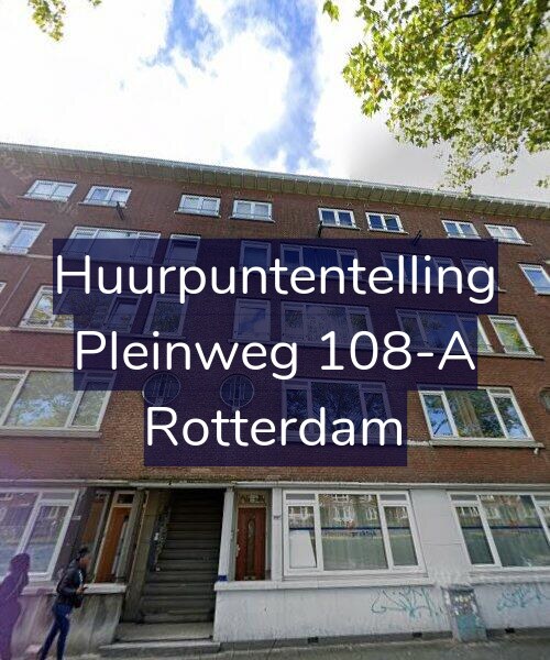 Foto gevel Huurpuntentelling voor Pleinweg 108-A, Rotterdam