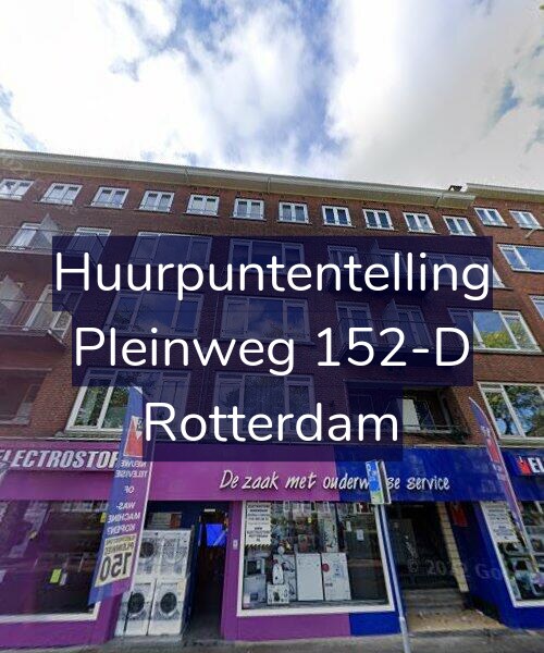 Foto gevel Huurpuntentelling voor Pleinweg 152-D, Rotterdam