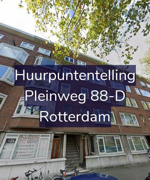 Foto gevel Huurpuntentelling voor Pleinweg 88-D, Rotterdam