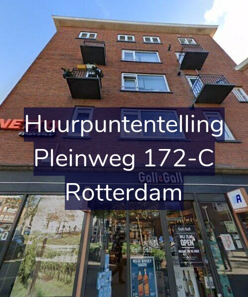 Foto gevel Huurpuntentelling voor Pleinweg 172-C, Rotterdam