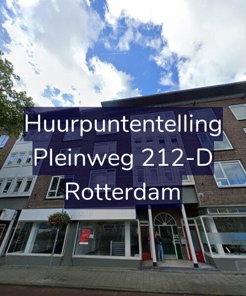 Foto gevel Huurpuntentelling voor Pleinweg 212-D, Rotterdam