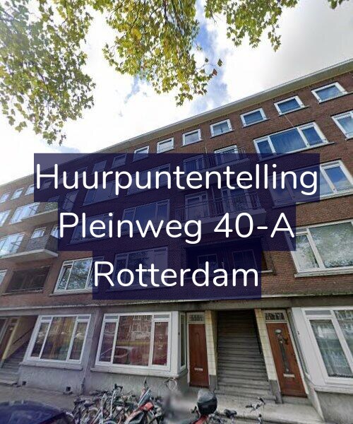Foto gevel Huurpuntentelling voor Pleinweg 40-A, Rotterdam