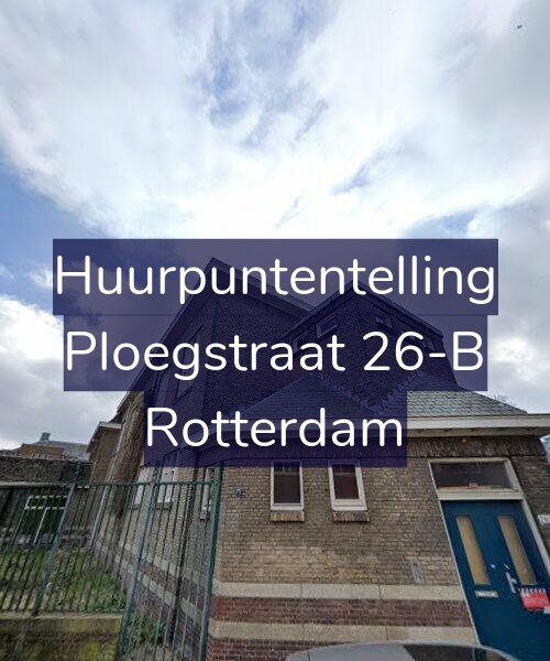 Foto gevel Huurpuntentelling voor Ploegstraat 26-B, Rotterdam