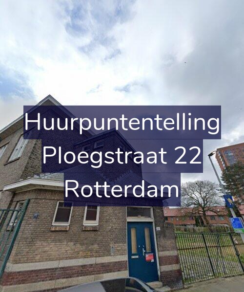 Foto gevel Huurpuntentelling voor Ploegstraat 22, Rotterdam