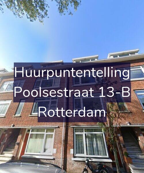 Foto gevel Huurpuntentelling voor Poolsestraat 13-B, Rotterdam