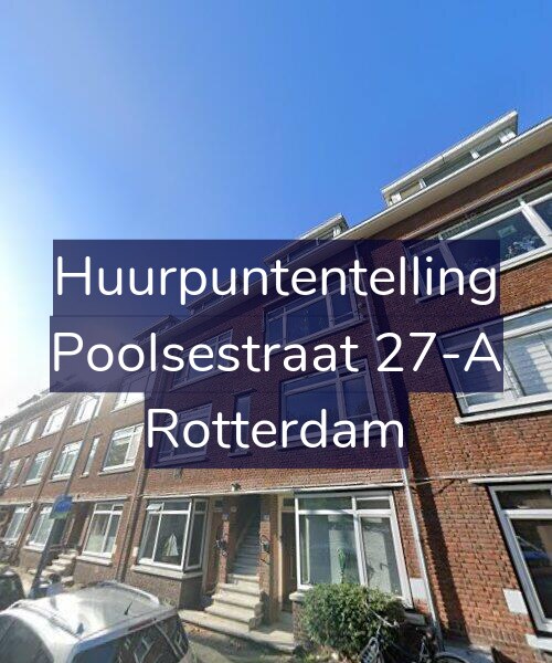 Foto gevel Huurpuntentelling voor Poolsestraat 27-A, Rotterdam