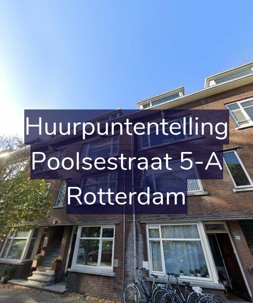 Foto gevel Huurpuntentelling voor Poolsestraat 5-A, Rotterdam