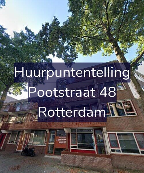 Foto gevel Huurpuntentelling voor Pootstraat 48, Rotterdam