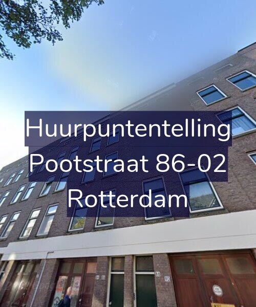 Foto gevel Huurpuntentelling voor Pootstraat 86-02, Rotterdam