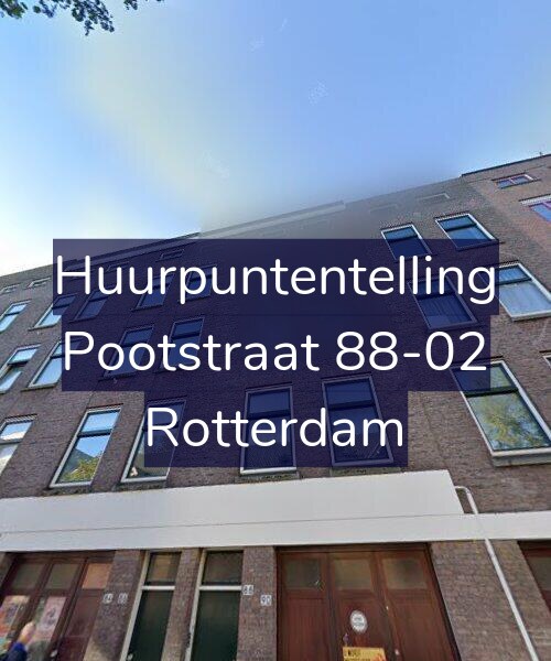 Foto gevel Huurpuntentelling voor Pootstraat 88-02, Rotterdam