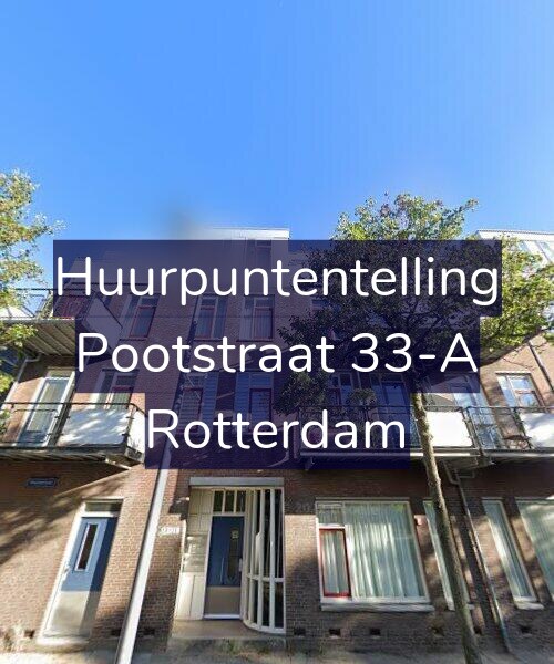 Foto gevel Huurpuntentelling voor Pootstraat 33-A, Rotterdam