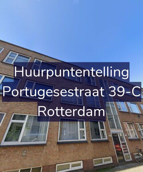 Foto gevel Huurpuntentelling voor Portugesestraat 39-C, Rotterdam