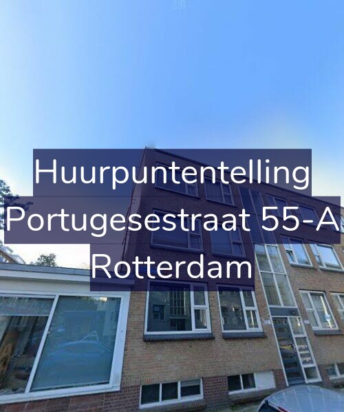 Foto gevel Huurpuntentelling voor Portugesestraat 55-A, Rotterdam