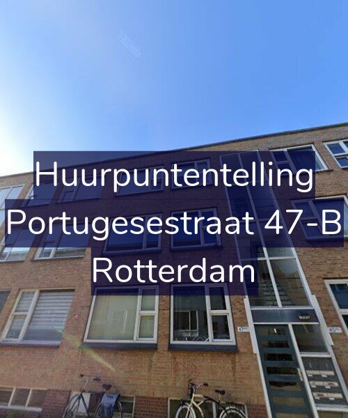 Foto gevel Huurpuntentelling voor Portugesestraat 47-B, Rotterdam