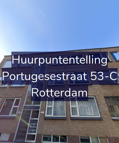 Foto gevel Huurpuntentelling voor Portugesestraat 53-C, Rotterdam