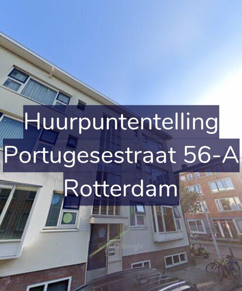Foto gevel Huurpuntentelling voor Portugesestraat 56-A, Rotterdam