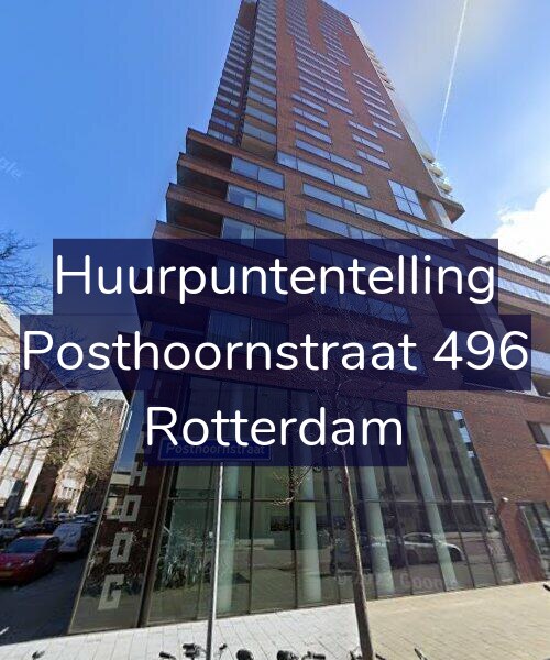 Foto gevel Huurpuntentelling voor Posthoornstraat 496, Rotterdam