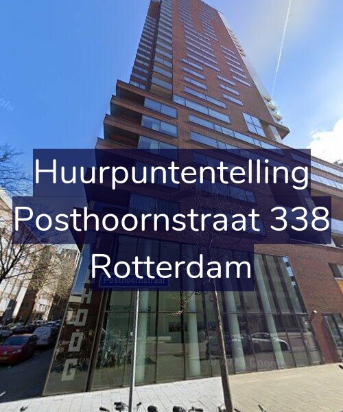 Foto gevel Huurpuntentelling voor Posthoornstraat 338, Rotterdam