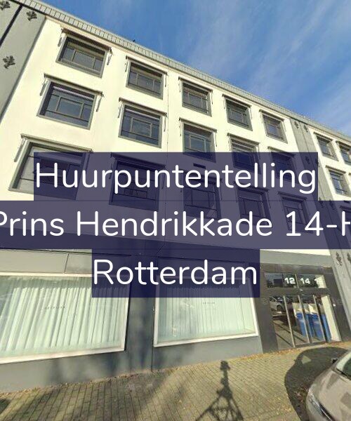 Foto gevel Huurpuntentelling voor Prins Hendrikkade 14-H, Rotterdam