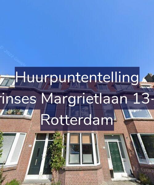 Foto gevel Huurpuntentelling voor Prinses Margrietlaan 13-A, Rotterdam