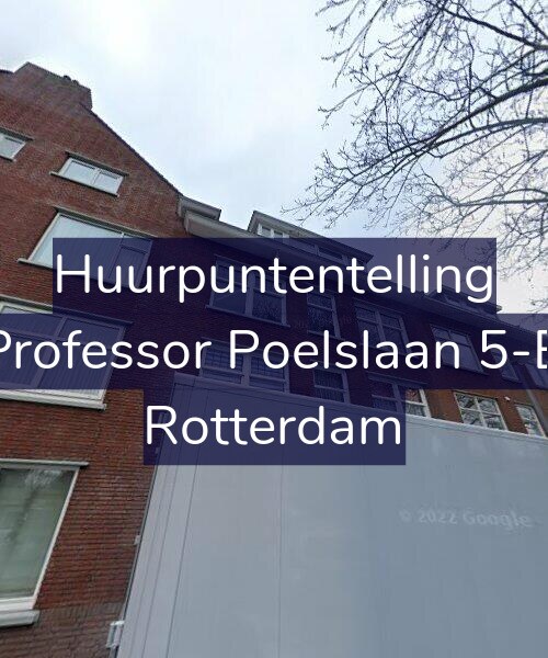 Foto gevel Huurpuntentelling voor Professor Poelslaan 5-B, Rotterdam