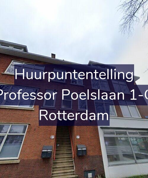 Foto gevel Huurpuntentelling voor Professor Poelslaan 1-C, Rotterdam
