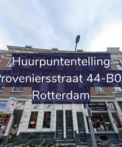 Foto gevel Huurpuntentelling voor Proveniersstraat 44-B02, Rotterdam