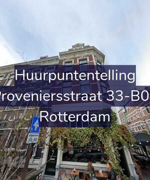 Foto gevel Huurpuntentelling voor Proveniersstraat 33-B01, Rotterdam