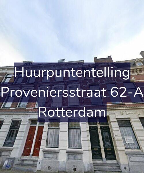 Foto gevel Huurpuntentelling voor Proveniersstraat 62-A, Rotterdam
