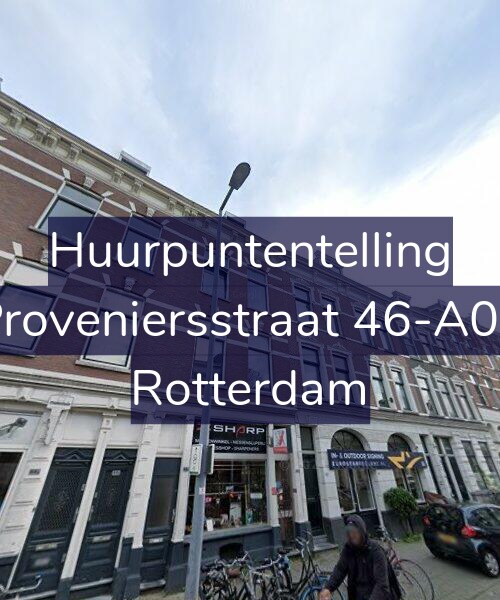 Foto gevel Huurpuntentelling voor Proveniersstraat 46-A01, Rotterdam