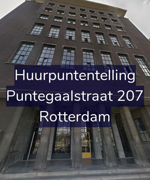 Foto gevel Huurpuntentelling voor Puntegaalstraat 207, Rotterdam
