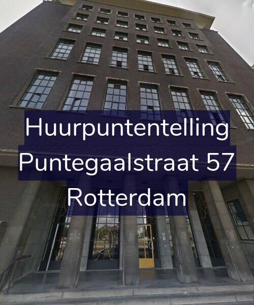 Foto gevel Huurpuntentelling voor Puntegaalstraat 57, Rotterdam