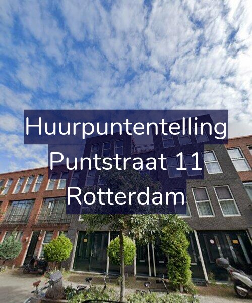 Foto gevel Huurpuntentelling voor Puntstraat 11, Rotterdam
