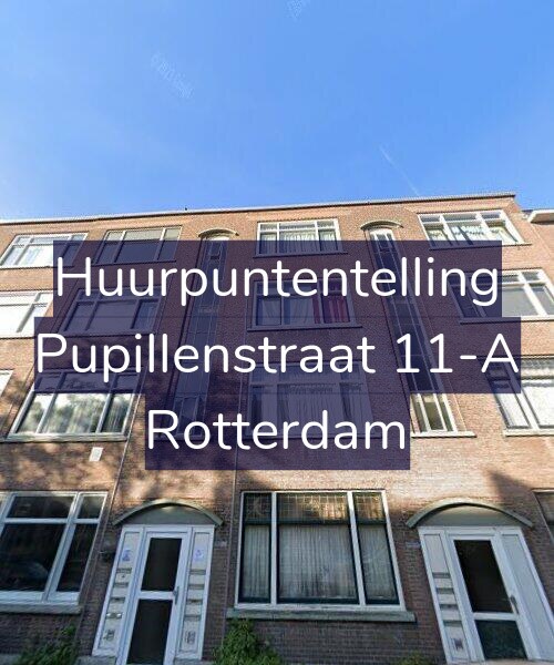 Foto gevel Huurpuntentelling voor Pupillenstraat 11-A, Rotterdam