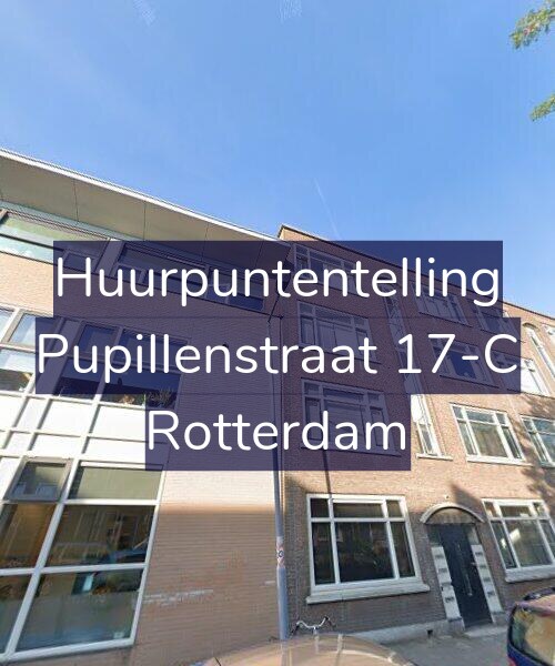 Foto gevel Huurpuntentelling voor Pupillenstraat 17-C, Rotterdam