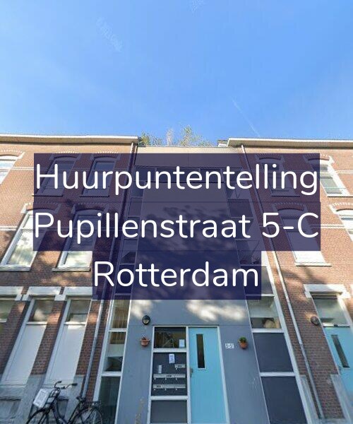 Foto gevel Huurpuntentelling voor Pupillenstraat 5-C, Rotterdam