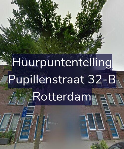 Foto gevel Huurpuntentelling voor Pupillenstraat 32-B, Rotterdam