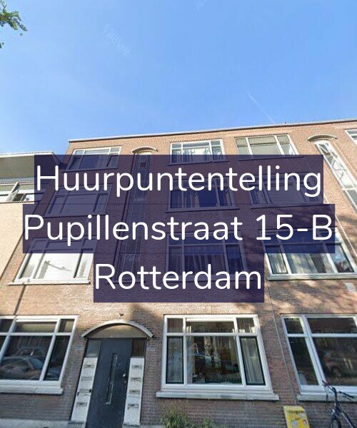 Foto gevel Huurpuntentelling voor Pupillenstraat 15-B, Rotterdam