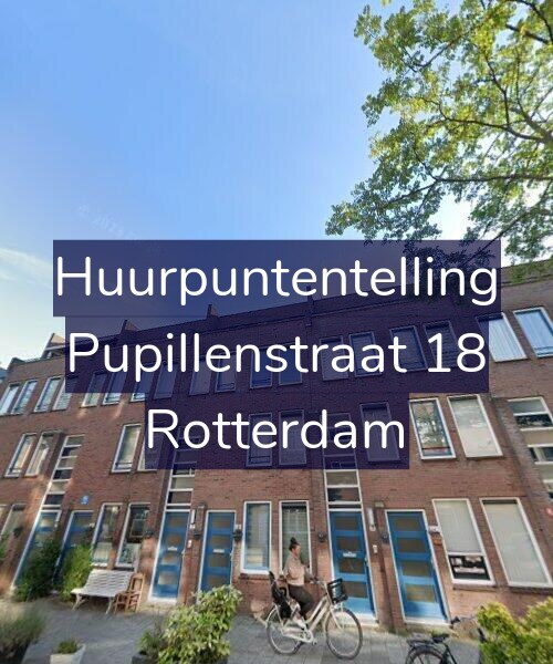 Foto gevel Huurpuntentelling voor Pupillenstraat 18, Rotterdam