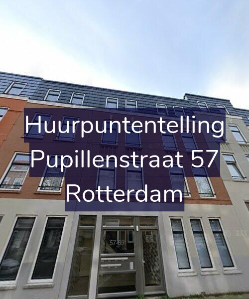 Foto gevel Huurpuntentelling voor Pupillenstraat 57, Rotterdam