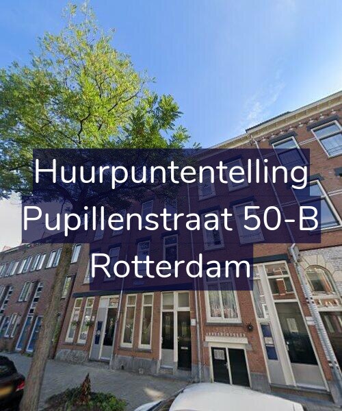 Foto gevel Huurpuntentelling voor Pupillenstraat 50-B, Rotterdam