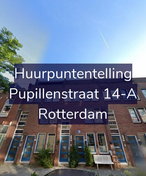Foto gevel Huurpuntentelling voor Pupillenstraat 14-A, Rotterdam
