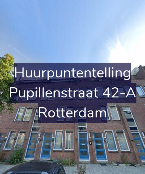 Foto gevel Huurpuntentelling voor Pupillenstraat 42-A, Rotterdam