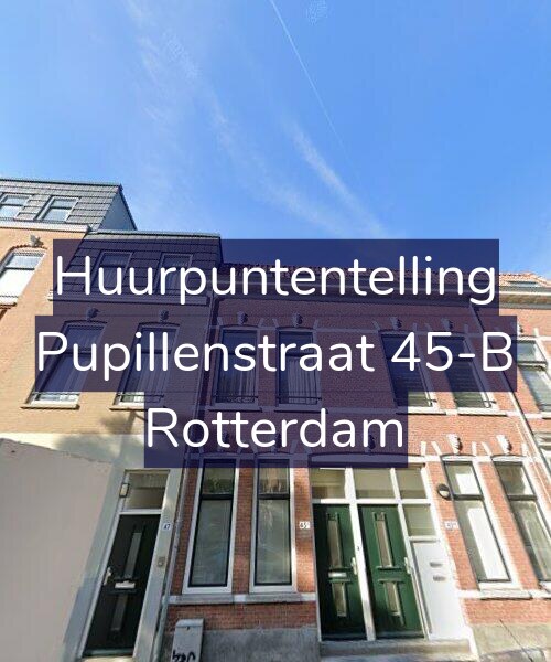 Foto gevel Huurpuntentelling voor Pupillenstraat 45-B, Rotterdam
