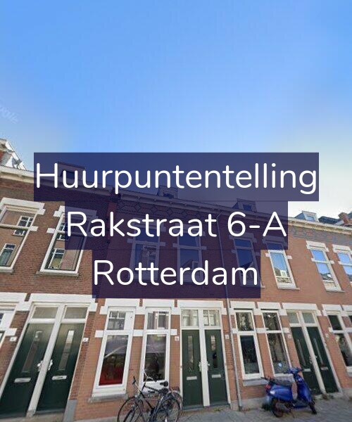 Foto gevel Huurpuntentelling voor Rakstraat 6-A, Rotterdam
