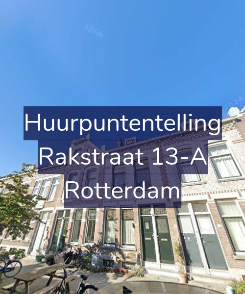 Foto gevel Huurpuntentelling voor Rakstraat 13-A, Rotterdam