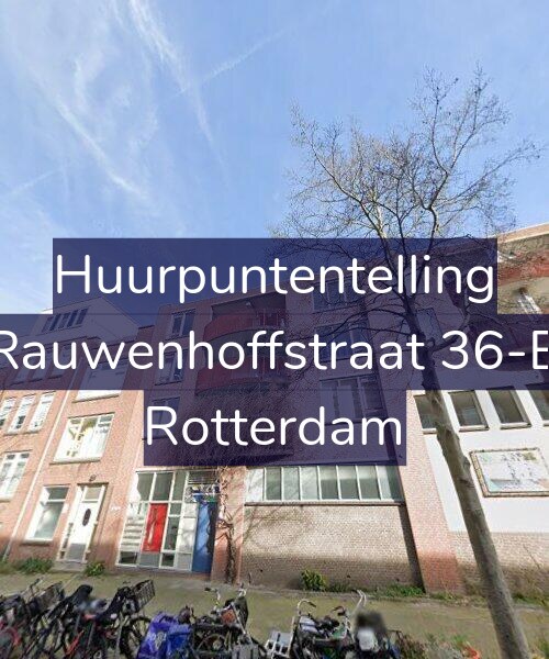 Foto gevel Huurpuntentelling voor Rauwenhoffstraat 36-B, Rotterdam