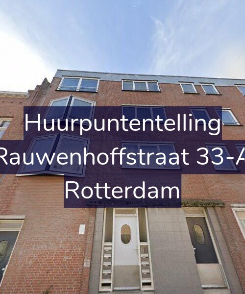 Foto gevel Huurpuntentelling voor Rauwenhoffstraat 33-A, Rotterdam